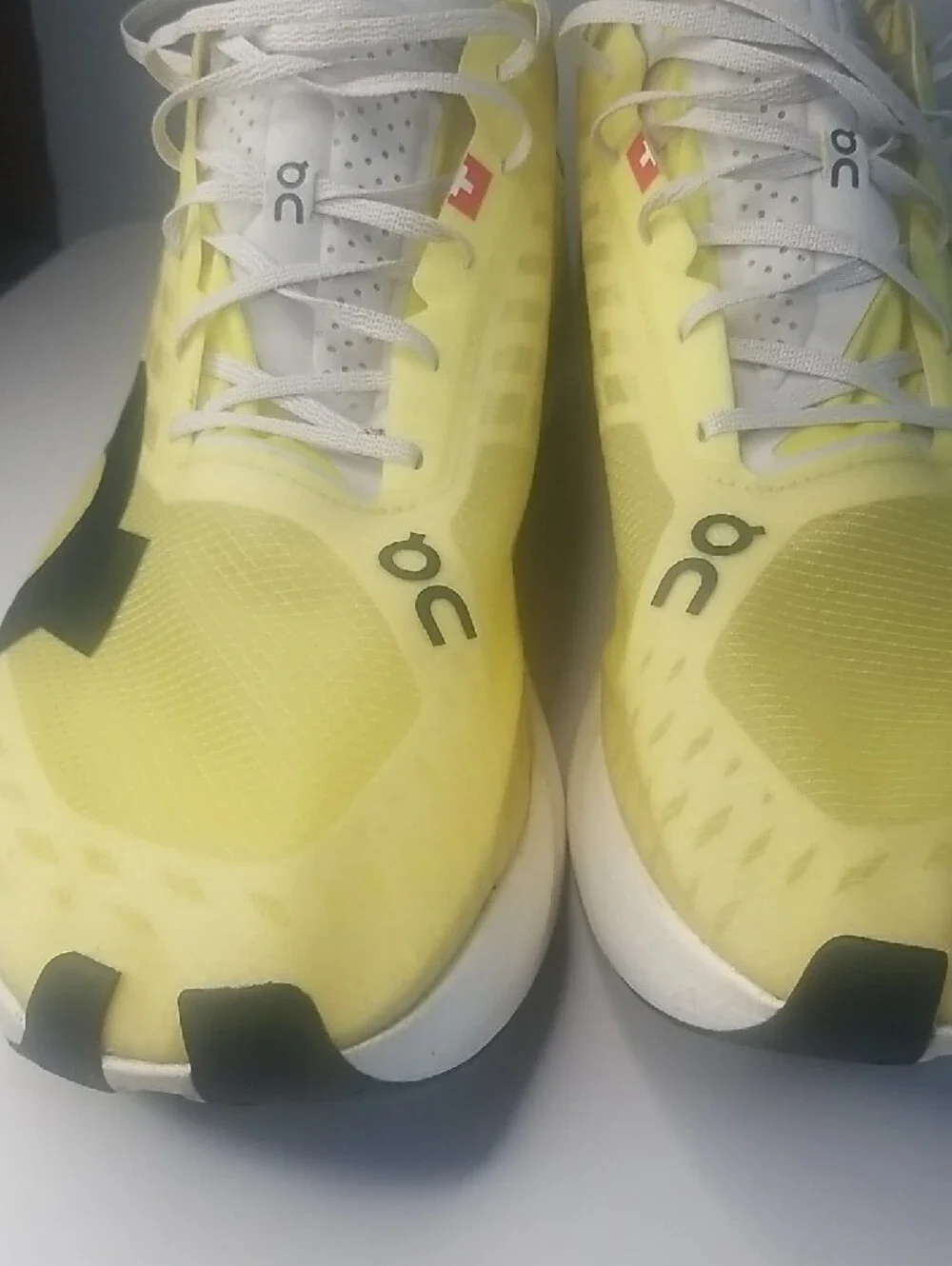On Running Cloudboom Strike Yellow/White Men's Racing Shoes